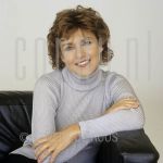 Margriet Vrooman (Date Unknown) at studio in Amsterdam.

[keywords]Posed, Half Length, Eyecontact, Smiling[/keywords]